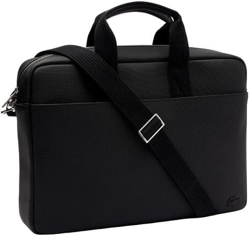 Lacoste Classic Computer Bag, Black in Saudi Arabia