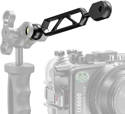 Sea frogs Ball Arm Ball to YS Mount Arm 2.0" Essential Diving Equipment Underwater Photography Gear Lighting System Aluminum Alloy Diving Equipment Accessory Lightweight Arms AM-3 in Saudi Arabia