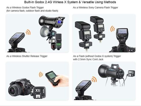 Godox Xpro-O TTL Wireless Flash Trigger, 2.4G 1/8000s HSS TTL Convert-Manual TCM Function Large LCD Screen Flash Transmitter for Olympus Panasonic Cameras w/12pcs Color Filter+Universal Flash Diffuser in Saudi Arabia