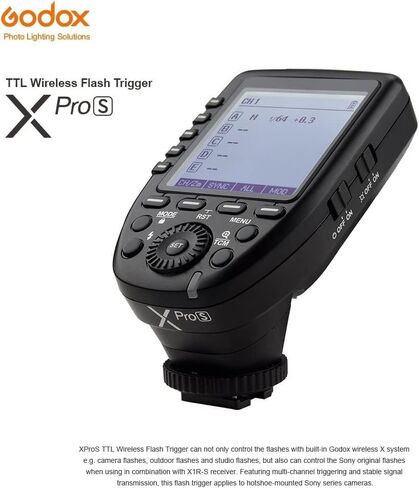 Godox Xpro-O TTL Wireless Flash Trigger, 2.4G 1/8000s HSS TTL Convert-Manual TCM Function Large LCD Screen Flash Transmitter for Olympus Panasonic Cameras w/12pcs Color Filter+Universal Flash Diffuser in Saudi Arabia