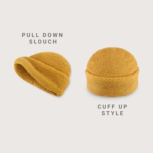 CHOK.LIDS قبعة شيربا بيني للرجال والنساء قبعة صغيرة ناعمة مكبلة قبعة شتوية رائجة في الهواء الطلق قبعات تخزين عصرية in Kuwait