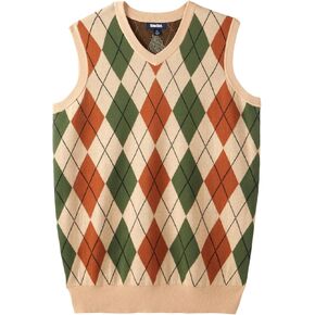 KingSize Men's Big & Tall Tall V-Neck Argyle Sweater Vest in Saudi Arabia