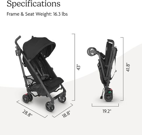 G-Luxe Stroller – Jake (Charcoal/Carbon) in Saudi Arabia