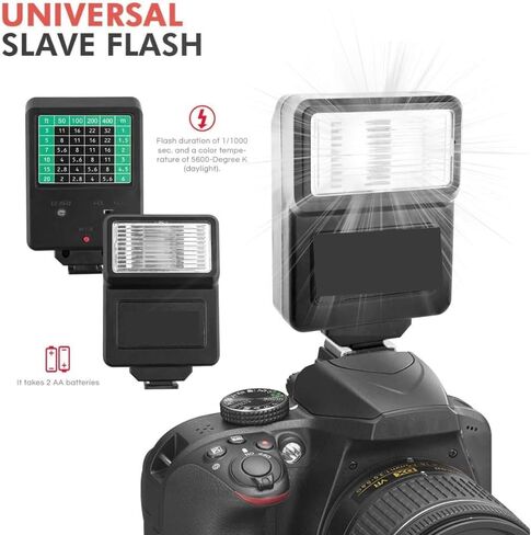 Tronixpro Digital Camera Flash with Shoe Bracket for Sony, Nikon, Canon, Pentax, Olympus & More Cameras & Camcorders in Saudi Arabia