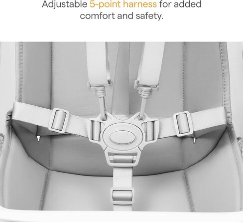 Munchkin® 360° Cloud™ Baby High Chair with Clear Seat and 360° Swivel in Kuwait