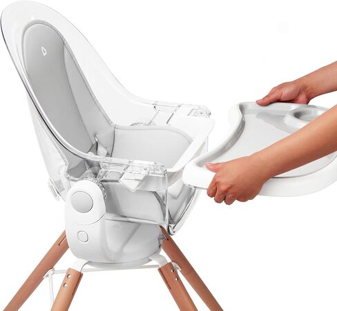 Munchkin® 360° Cloud™ Baby High Chair with Clear Seat and 360° Swivel in Kuwait