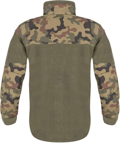 Helikon Men's Infantry Duty Fleece Jacket Black/PL Woodland in Saudi Arabia