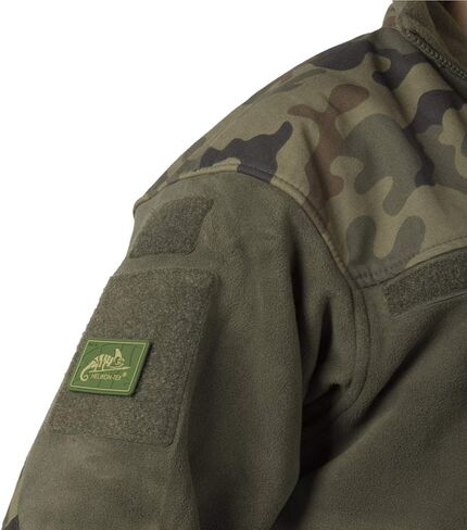 Helikon Men's Infantry Duty Fleece Jacket Black/PL Woodland in Saudi Arabia
