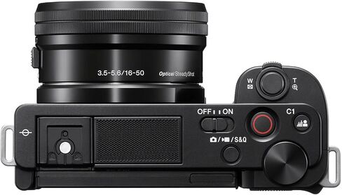 هيكل كاميرا Sony ZV-E10 بدون مرآة Alpha APS-C Vlog و18-105 مم F4 E PZ G OSS Power Zoom G Lens SELP18105G ILCZV-E10/B حزمة سوداء مع علبة تروس ديكو، بطارية إضافية، مجموعة ملحقات صور الفيديو in Saudi Arabia