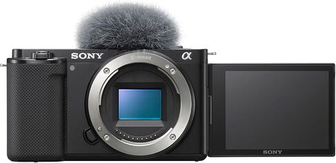 هيكل كاميرا Sony ZV-E10 بدون مرآة Alpha APS-C Vlog و18-105 مم F4 E PZ G OSS Power Zoom G Lens SELP18105G ILCZV-E10/B حزمة سوداء مع علبة تروس ديكو، بطارية إضافية، مجموعة ملحقات صور الفيديو in Saudi Arabia
