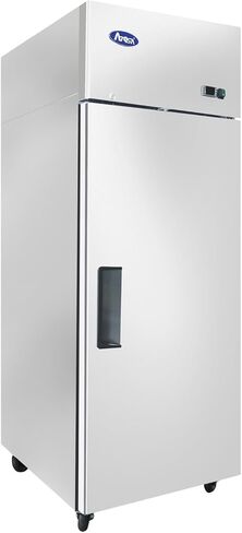 Commercial Refrigerator Freezer,ATOSA MBF8001 Single 1-Door Top Mount Stainless Steel Reach In Commercial Refrigerators Freezer For Restaurant Kitchen 22.6 cu.ft -10℉—0℉ in Kuwait