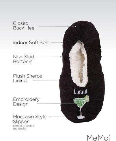 MeMoi Women's Liquid Therapy Sherpa-Lined Slippers in Saudi Arabia