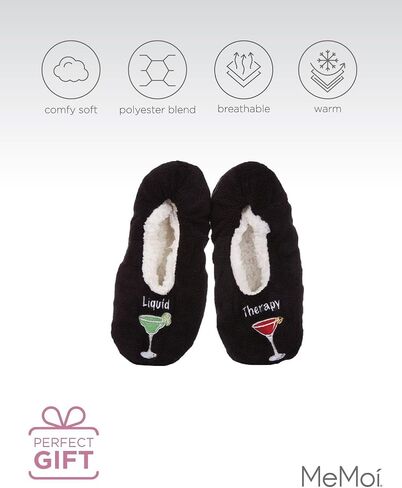 MeMoi Women's Liquid Therapy Sherpa-Lined Slippers in Saudi Arabia