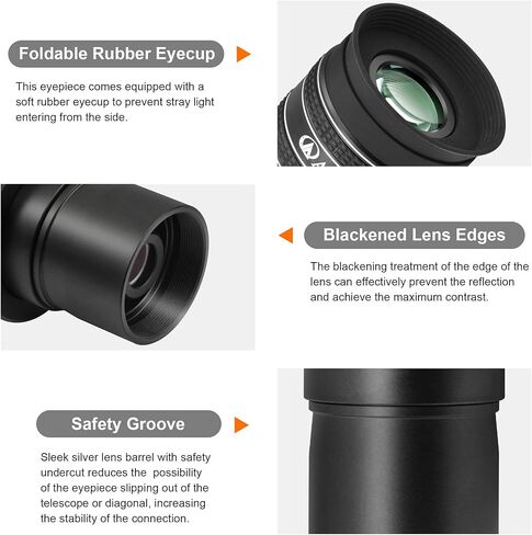 Alstar 1.25" 7.5mm 58-Degree Planetary Eyepiece for Telescope in Saudi Arabia