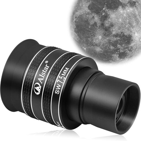 Alstar 1.25" 7.5mm 58-Degree Planetary Eyepiece for Telescope in Saudi Arabia