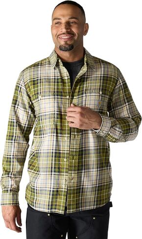 قميص Carhartt رجالي متين ومريح وخفيف الوزن وأكمام طويلة منقوش in Saudi Arabia
