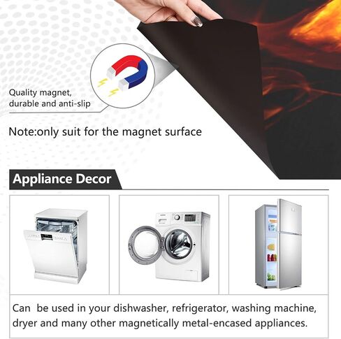 Ollabaky Dishwasher Magnet Cover Cute Christmas Gingerbread Magnetic Sticker Dishwasher Door Cover Decal Refrigerator Magnet Sticker for Home Kitchen Cabinet Appliances 23"x26" in Kuwait