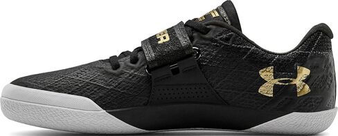 Under Armour Unisex UA Centric Grip Track Shoes - 3021862-004 - Black/Phoenix Fire/High/Vis Yellow - 8 in Saudi Arabia