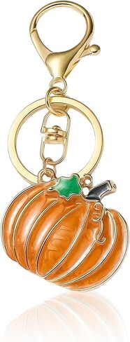 Pumpkin Keychain Halloween Keychain Pumpkin Bag Charms Halloween Charms for Purse in Saudi Arabia