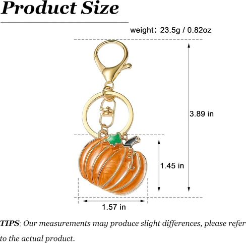 Pumpkin Keychain Halloween Keychain Pumpkin Bag Charms Halloween Charms for Purse in Saudi Arabia