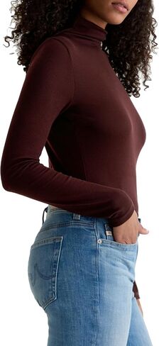 AG Adriano Goldschmied Women's Chels Turtleneck in Saudi Arabia