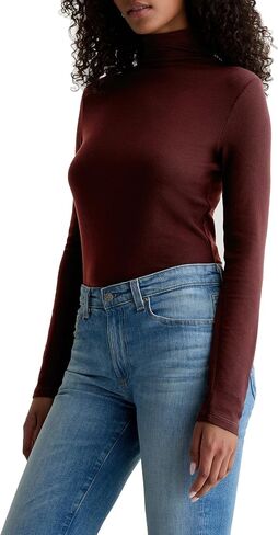 AG Adriano Goldschmied Women's Chels Turtleneck in Saudi Arabia
