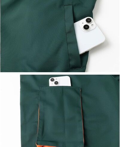 Yukirtiq Men's Long Sleeve Mechanic Work Jumpsuit with Multi Pockets Cotton Blend Workwear in Kuwait