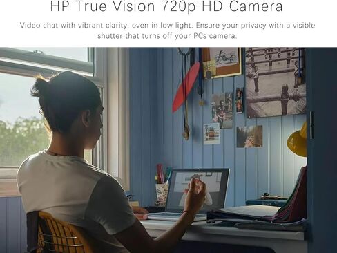 كمبيوتر محمول HP Chromebook 14a-na1043cl شاشة قطرية FHD IPS مقاس 14 بوصة 1920 × 1080 Intel Celeron N4500 ذاكرة 4 جيجابايت 64 جيجابايت تخزين eMMC نظام تشغيل كروم فضي معدني (متجدد) in Kuwait