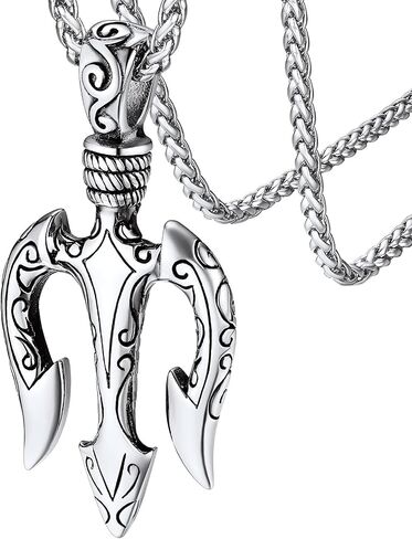 FaithHeart Medusa Pendant Necklace for Women Men, Stainless Steel/18K Gold Plated Ancient Greece Jewelry Customizable Delicate Gift Packaging in Kuwait