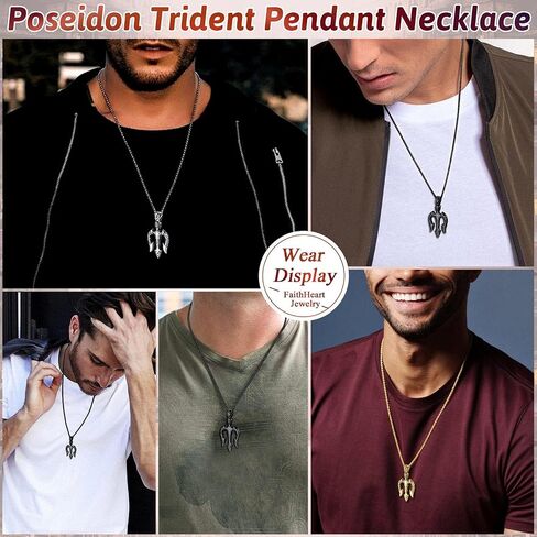 FaithHeart Medusa Pendant Necklace for Women Men, Stainless Steel/18K Gold Plated Ancient Greece Jewelry Customizable Delicate Gift Packaging in Kuwait