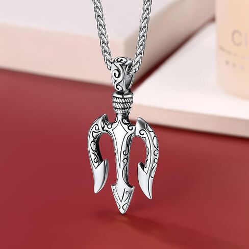 FaithHeart Medusa Pendant Necklace for Women Men, Stainless Steel/18K Gold Plated Ancient Greece Jewelry Customizable Delicate Gift Packaging in Kuwait