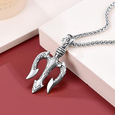FaithHeart Medusa Pendant Necklace for Women Men, Stainless Steel/18K Gold Plated Ancient Greece Jewelry Customizable Delicate Gift Packaging in Kuwait