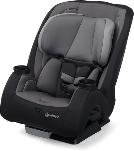 Safety 1st TriMate 3-in-1 Convertible Car Seat, Slim Fit, Infant to Big Kid Car Seat, Easy-Install Harness, Machine-Washable Cover, Dishwasher-Safe Cup Holders, 5-100 lbs, Sharkskin in Saudi Arabia