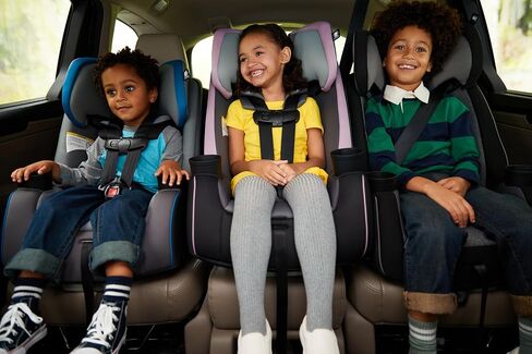 Safety 1st TriMate 3-in-1 Convertible Car Seat, Slim Fit, Infant to Big Kid Car Seat, Easy-Install Harness, Machine-Washable Cover, Dishwasher-Safe Cup Holders, 5-100 lbs, Sharkskin in Saudi Arabia