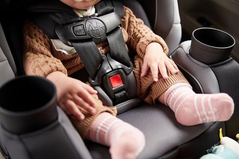 Safety 1st TriMate 3-in-1 Convertible Car Seat, Slim Fit, Infant to Big Kid Car Seat, Easy-Install Harness, Machine-Washable Cover, Dishwasher-Safe Cup Holders, 5-100 lbs, Sharkskin in Saudi Arabia