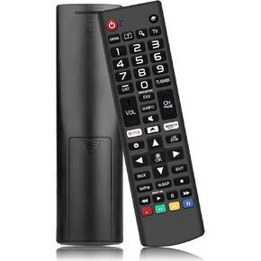 ZYK Pack of 2 Replacement Universal Remote for LG TV Remote Compatible with All Models for LG Smart TV Remote with Netflix, Prime Video, Disney+, Movies Shortcut Buttons AKB76037603 in Kuwait