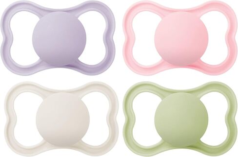 MAM Air Pacifiers (2 pack), MAM Sensitive Skin Pacifier 6+ Months, Best Pacifier for Breastfed Babies, Baby Boy Pacifiers, 6-16 (Pack of 2) in Saudi Arabia
