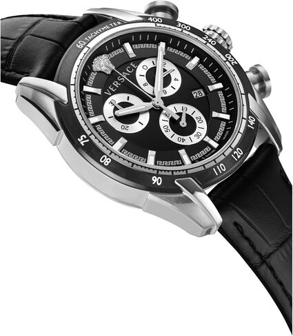 Versace Mens Black 44 mm V-Ray Watch VE2I00921 in Saudi Arabia
