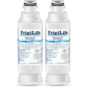 بديل فلتر مياه الثلاجة FrigiLife DA97-17376B لهاتف Samsung HAF-QIN، HAF-QIN/EXP، DA97-08006C، RF23M8070SG، RF23M8070SR، RF23M8090SG، RF23M8090SR، (4 عبوات) in Kuwait