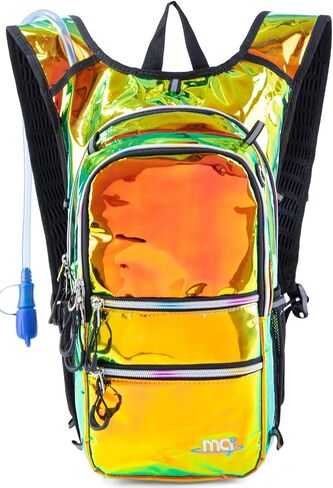 Hydration Backpack Pack with Cool Lights, 2L Water Bladder, Lightweight Bag for Running, Hiking, Bike, Climbing, Music Festival Essential, and Rave in Saudi Arabia