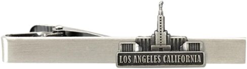Los Angeles California Antique Silver Temple Tieclip by Ringmasters in Kuwait