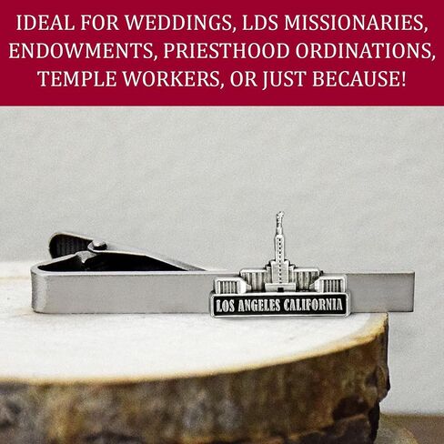 Los Angeles California Antique Silver Temple Tieclip by Ringmasters in Kuwait