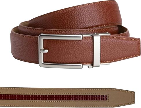 Neubelt Vegan Series Belt with Ratchet Technology, 1 & 3/8" Width, Cut to Size Up to 45" (Navy) in Kuwait