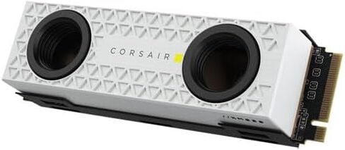Corsair MP600 PRO XT 8TB Gen4 PCIe x4 NVMe M.2 SSD - قراءة تسلسلية تصل إلى 7000 ميجابايت/ثانية وسرعات كتابة 6100 ميجابايت/ثانية، TLC NAND عالية الكثافة، موزع حرارة من الألومنيوم، عامل الشكل M.2 2280 - أسود in Kuwait