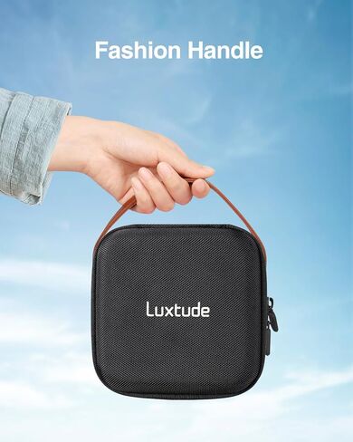 Luxtude Electronic Organizer Travel Case, Tech Organizer for Women, Hard Charger Case, Travel Tech Bag, Pink Electronics Bag, Travel Essentials for Apple Accessories/Magic Mouse/SD/Cash/Card/Pen in Kuwait
