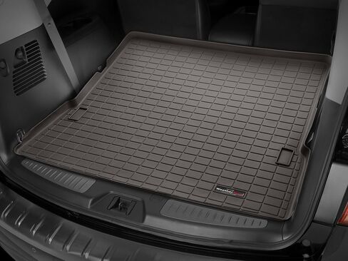 WeatherTech Cargo Trunk Liner for QX80, Armada, QX - Behind 2nd Row (40757) Black in Saudi Arabia