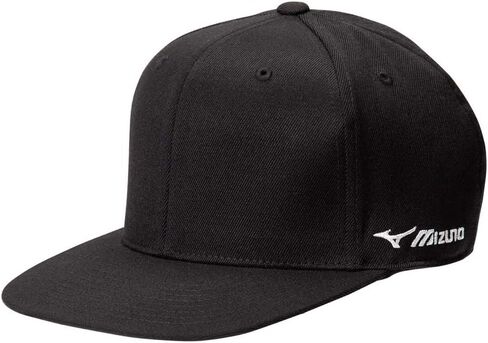 Mizuno Tour Flat Snapback Hat | Unisex Adjustable Cap | One Size Fits Most | Navy-White in Saudi Arabia