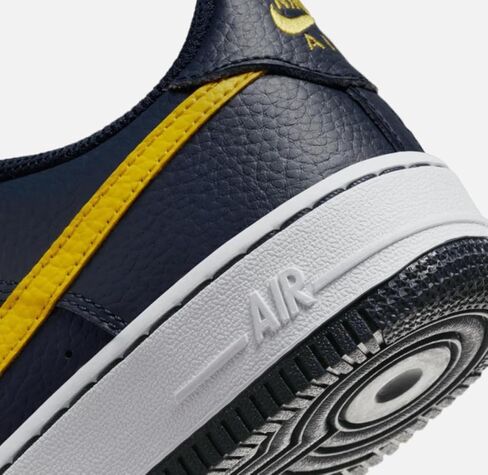 Nike Air Force 1 Big Kids' Shoes (HJ9201-001, Black/White/Black) Size 6 in Saudi Arabia