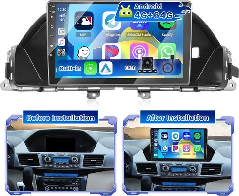 2G+64G Android 13 ستيريو سيارة مزدوج Din لاسلكي Apple Carplay & Android Auto، راديو سيارة بشاشة لمس عالية الدقة 9 بوصة مع بلوتوث، GPS Navi، WiFi، وصلة مرآة، FM، RDS، HiFi، SWC، ميكروفون + كاميرا احتياطية AHD in Kuwait