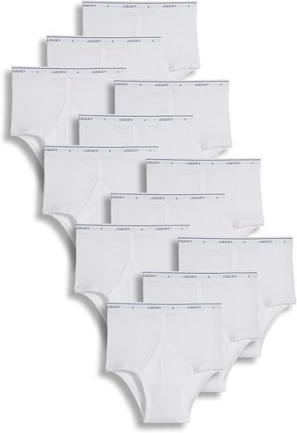 Jockey Men's Underwear Classic Full Rise Brief - 12 Pack in Kuwait